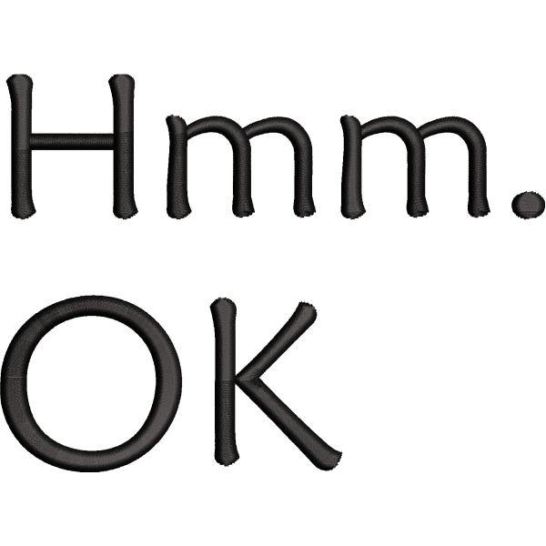Hmm Ok Design