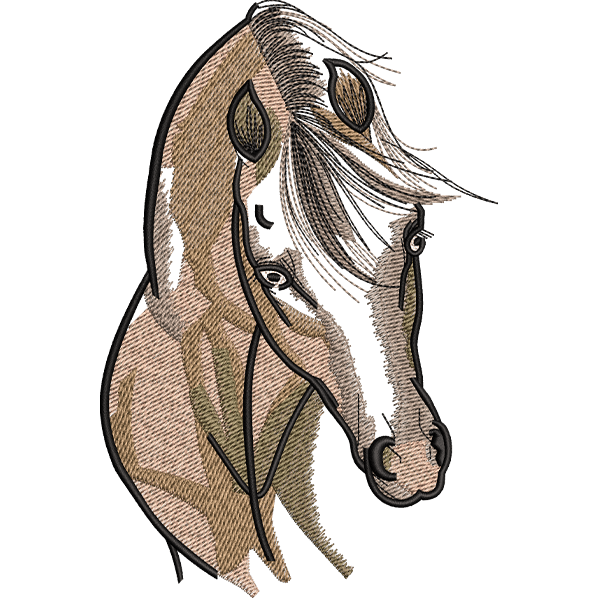 brown horse design