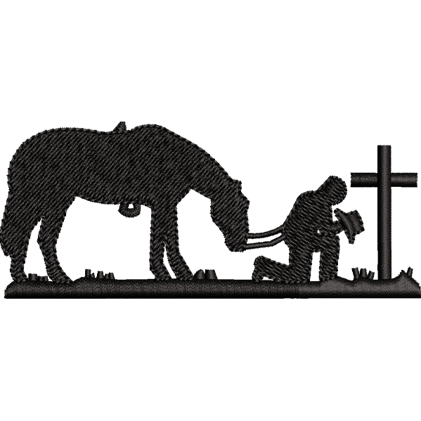 Horse Black Design
