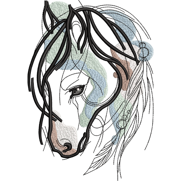 horse art design