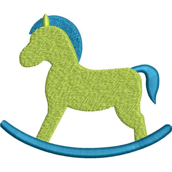 Green Horse Toy