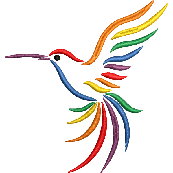 multi bird embroidery design