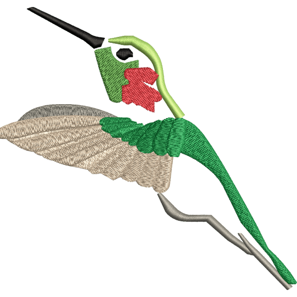 Flying Hummingbird Design