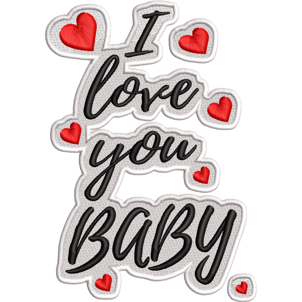 I love You Baby Design