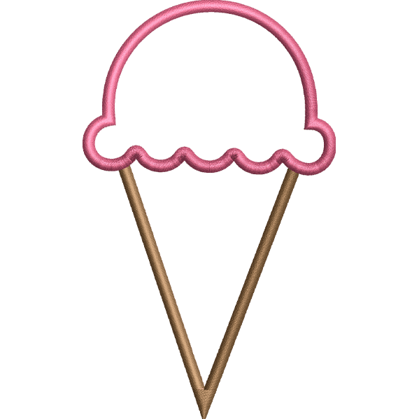 Outlined Ice cream Design