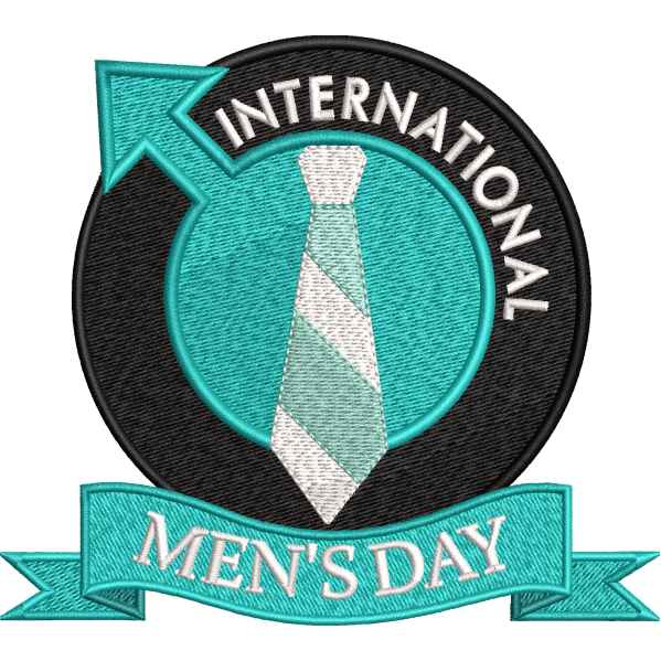 Men Day Monogram Design