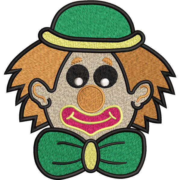 Joker Embroidery Design