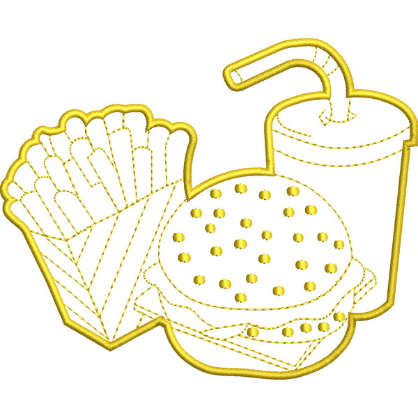 Fast Food Trio Design