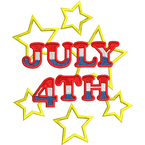 4th July Star Design