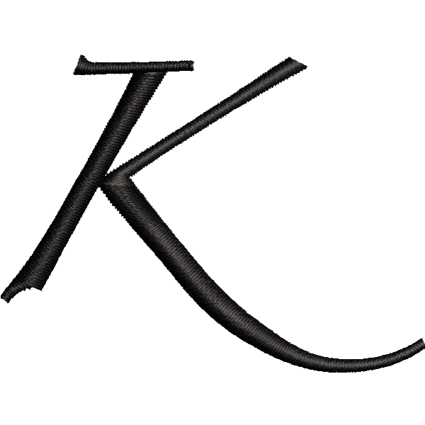 K Embroidery Design