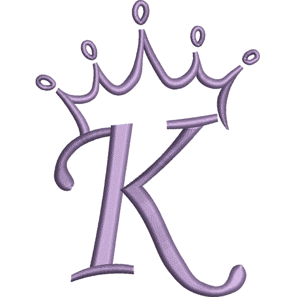 Crown Letter K Design