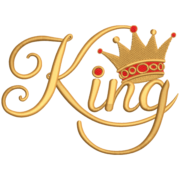Stylish King Crown Design