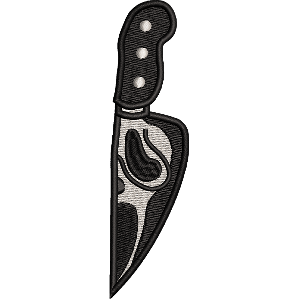 Black Ghost Knife Design