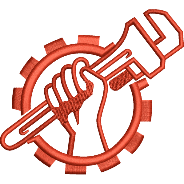 Labor Day Hand Embroidery Design