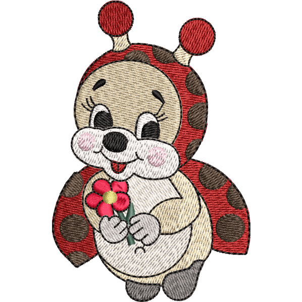 Cute Lady Bird Design
