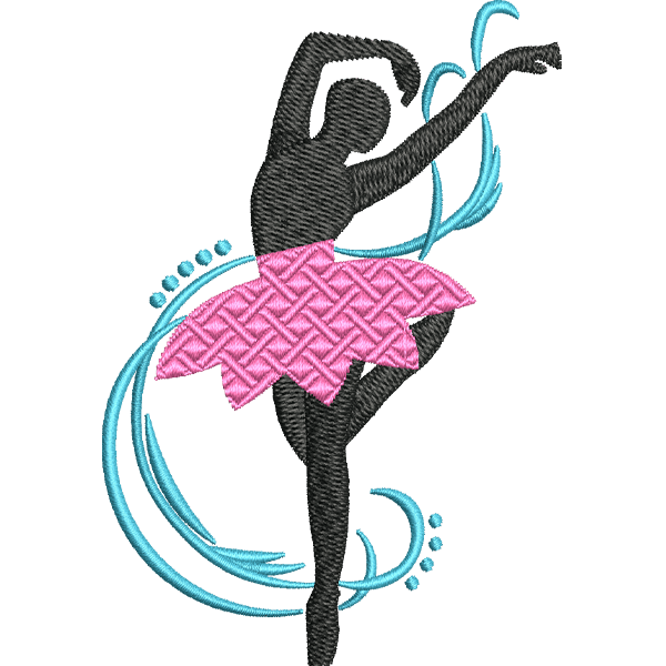 Ballet Girl In Pink Design