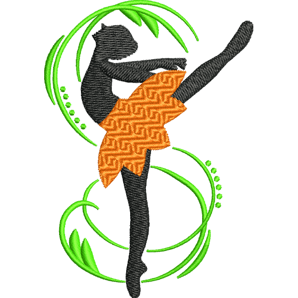Pretty Ballet Dancer Design