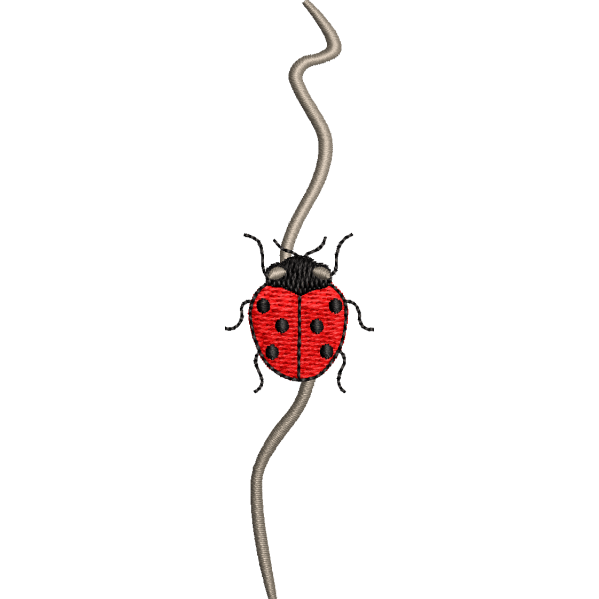Ladybug Embroidery Design