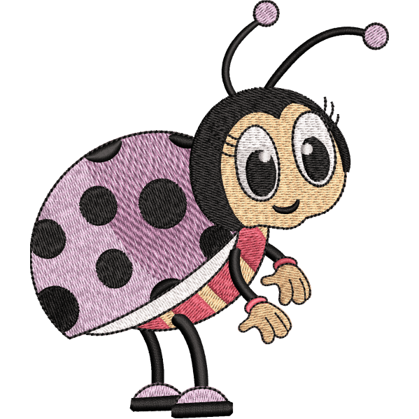 Cute Pink Ladybird Design