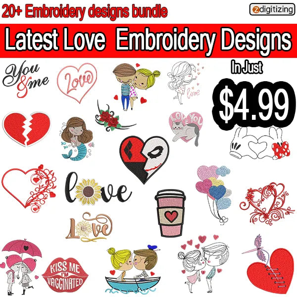 Latest Love Embroidery