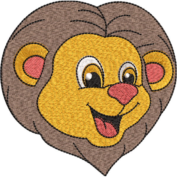 Baby Lion Face Design