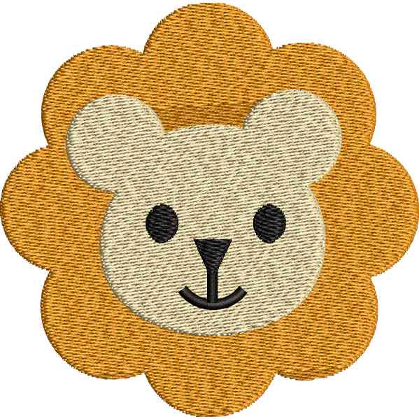 Lion Face Design