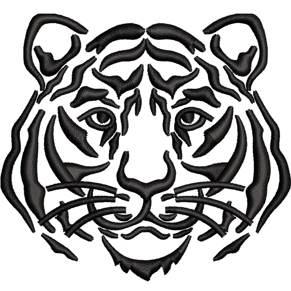 Lion Sketched Face Design