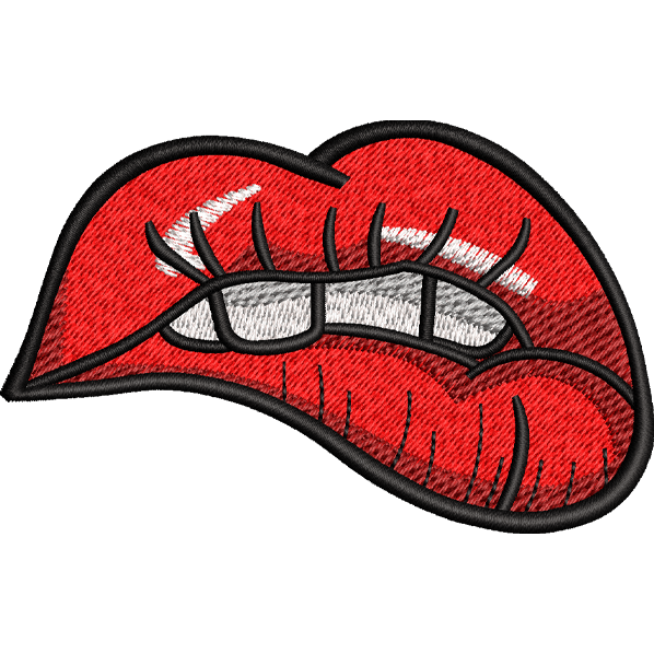 red lips design