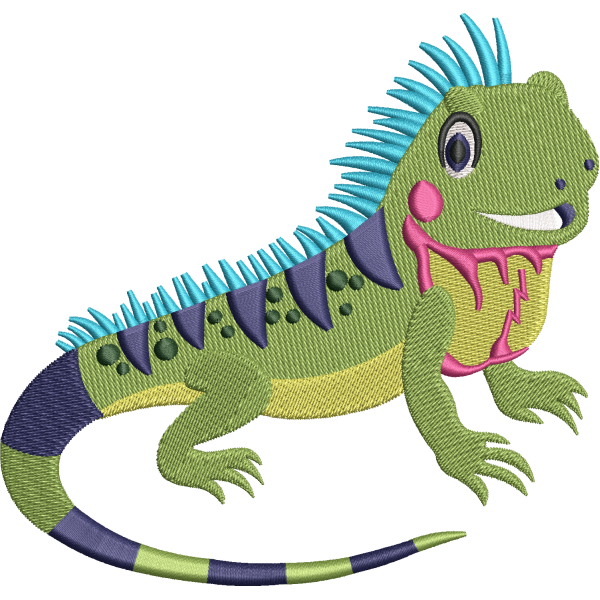 Colorful Lguana Design