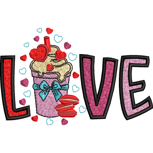 Cute Love Text Design