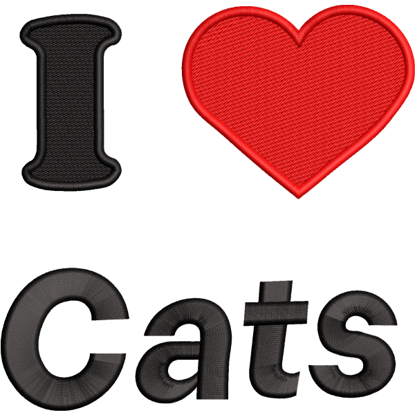 I Love Cats Design