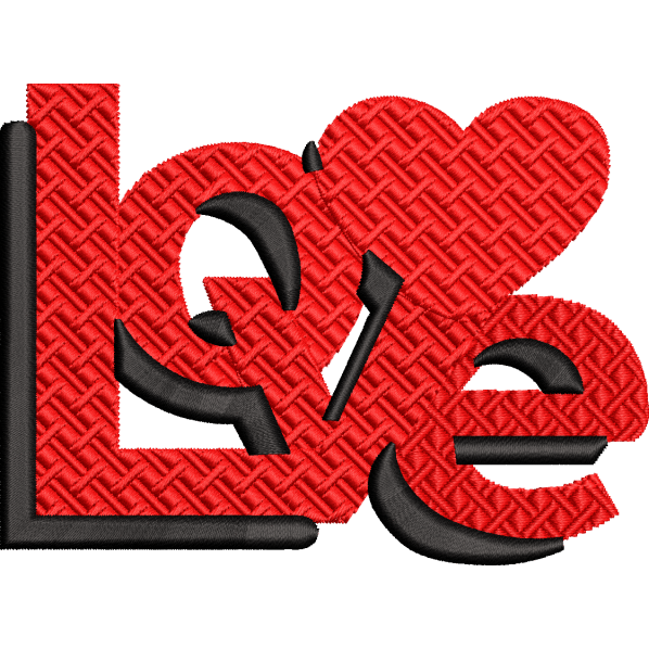Pretty Love Text Design