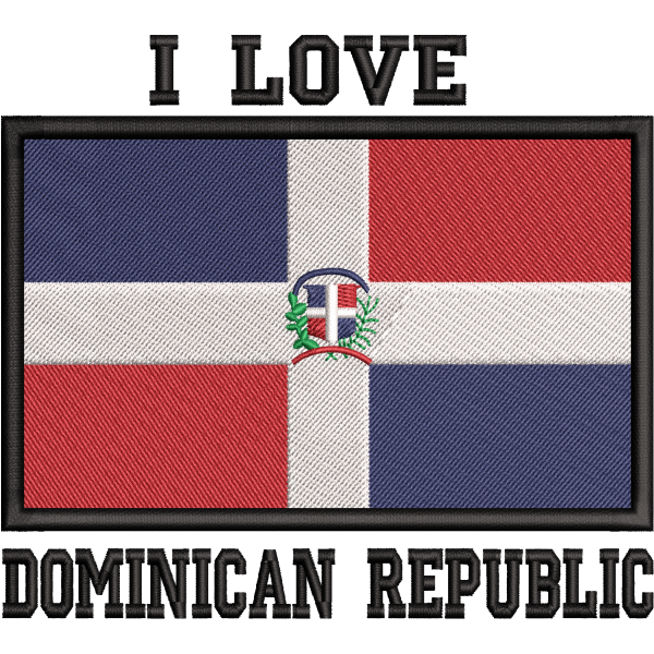 Dominican Republic Flag Design
