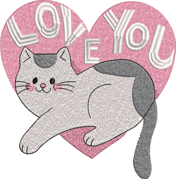love cat design