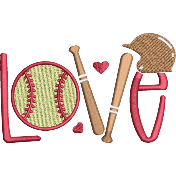 Love Baseball Design