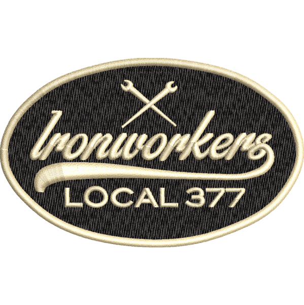 Ironworkers Local Embroidery Design