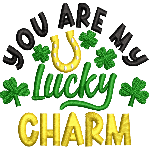 Lucky Charm Embroidery Design