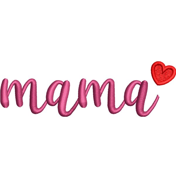 Mama Love Text Design