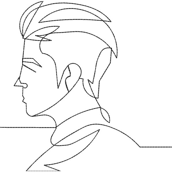 Young Boy Outline