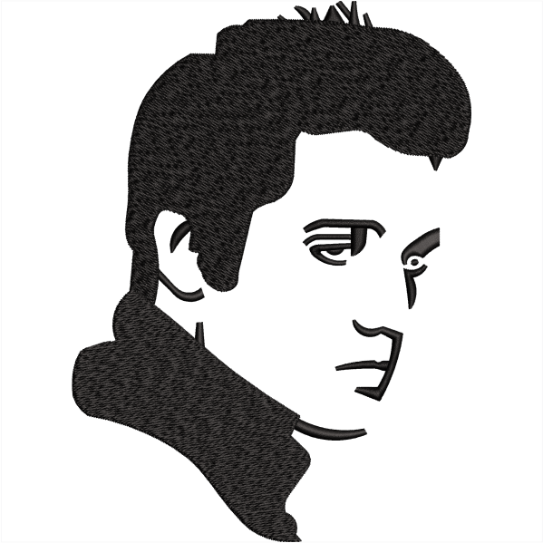 boy face embroidery design