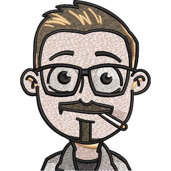 Man Smoking Design