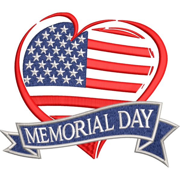 Memorial Day USA Flag