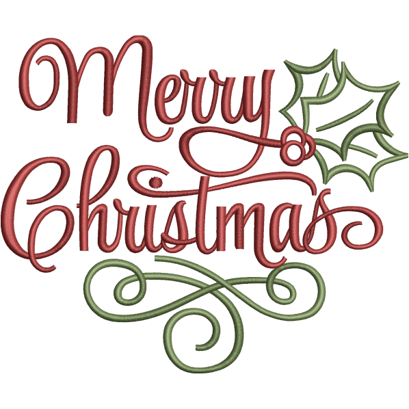 christmas embroidery design