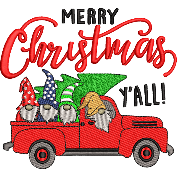 4 santa claus embroidery design