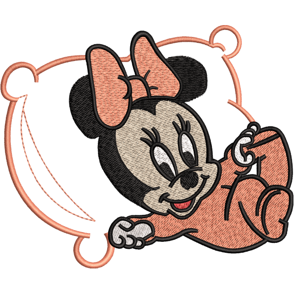 Cute Baby Mickey Embroidery Design
