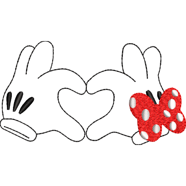 mickey hands design
