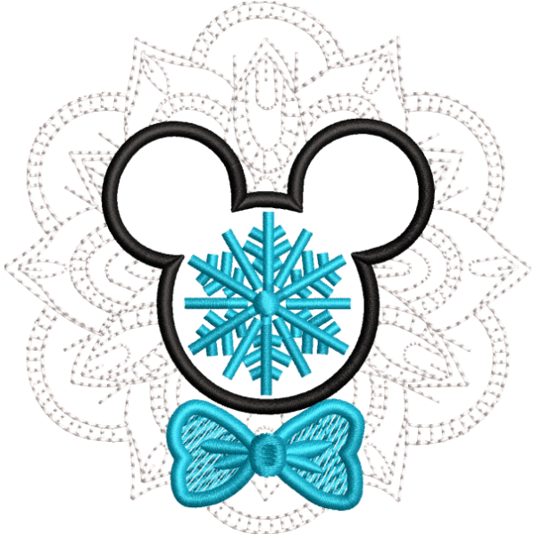 micky embroidery design