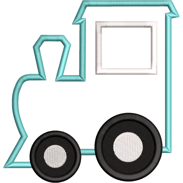 Mini Train Engine Outline Design