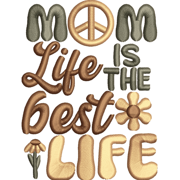 Mom Love Text Design