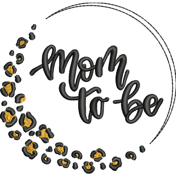 Mom To Be Text Design